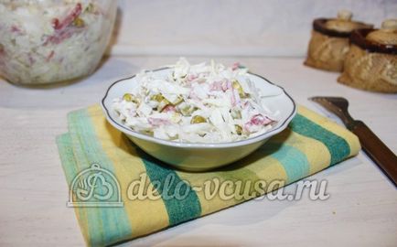 Salata Dnestr rețetă cu fotografie - pas cu pas de gătit acasă