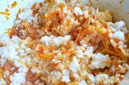 Салат з рисом на зиму - прості рецепти