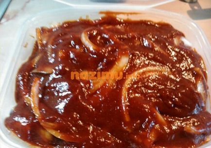 Hering paradicsomszósz - recept a pácolás fényképpel (fotó) Hering paradicsomszósz - recept a pácolás fényképpel