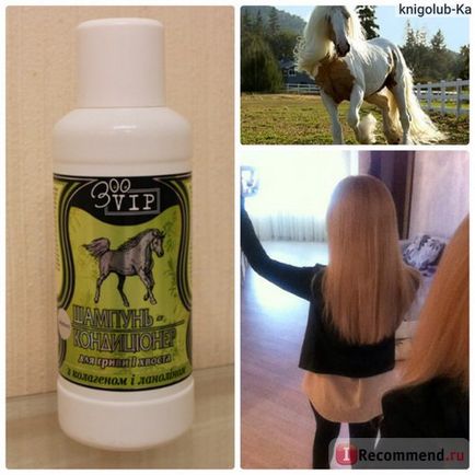 Șampon zoovip pentru coama și coada cu colagen și lanolină (șampon pentru cai) - 