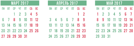 Sărbătorile școlare în anul școlar 2016-2017, toamnă, Anul Nou, calendar