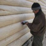 Шліфування зрубу болгаркою - тонкощі та нюанси роботи