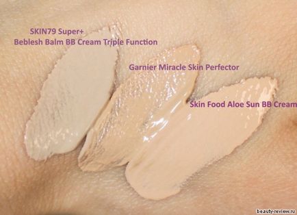 Skin79 super beblesh balm bb cream triple function - огляд, Свотч і мої думки, відгуки про косметику