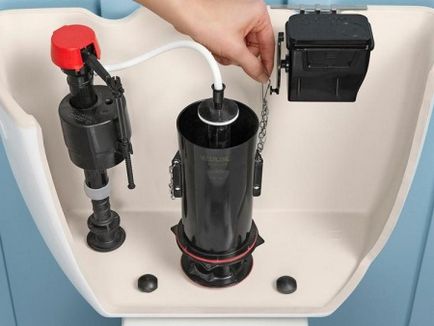 Sistemul de drenaj pentru ajustarea, selecția, instalarea și înlocuirea vasului toaletei