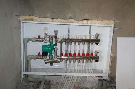 Unitate de amestecare pentru selectarea și reglarea încălzirii în pardoseală