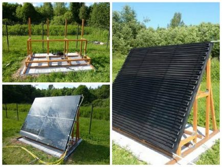 Colector solar pentru încălzirea apei în 9 trepte