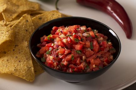 Salsa - lépésről lépésre recept fotókkal, ne-dieta