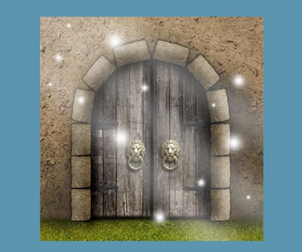Creați în Photoshop ușile unui castel medieval