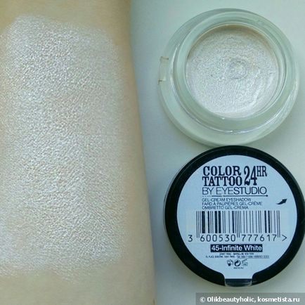 Persistență ochi umbra maybelline ochi de studio tatuaj de culoare 24h gel crema umbra