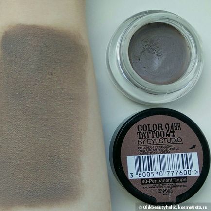 Persistență ochi umbra maybelline ochi de studio tatuaj de culoare 24h gel crema umbra