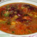 Суп з телятини з томатом