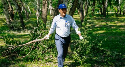Sukharev ihor Nikolayevich - curățenie generală în pădurea zauralnoy