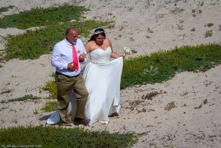 Весілля між двома жінками, на пляжі, в каліфорнії, фотографії сша