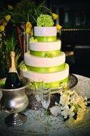 Esküvői paletta pantone «zöld villanás”
