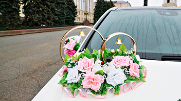 Tambov esküvői autó, esküvő napja