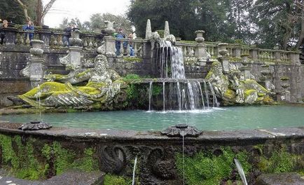 Sacred erdő (kerti lények) a középkori Bomarzo