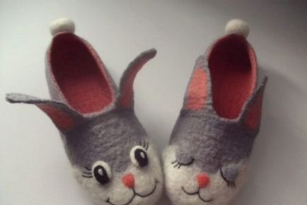 Papuci-bunnies (39 de poze) modele de papuci-iepuri, roz pentru copii