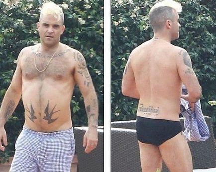 Robbie Williams tatuaj sensul tatuajului, fotografie