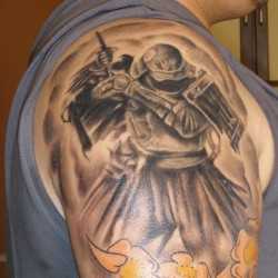 Tatuaj cu un samurai, arta tatuajului! Tatuaje, tatuaje la Kiev