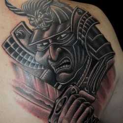 Tatuaj cu un samurai, arta tatuajului! Tatuaje, tatuaje la Kiev