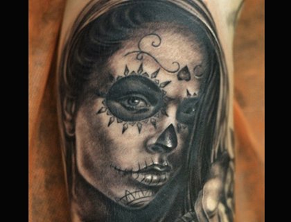 Tatuaj în stil muerte