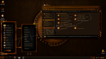 Tema chrononaut o fantezie steampunk pentru Windows 7