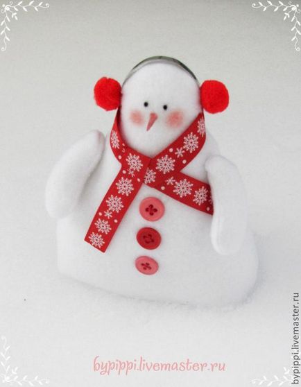 Тільда-сніговик своїми руками майстер-клас - ярмарок майстрів - ручна робота, handmade