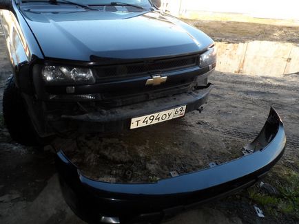 Trailer blazer repararea barei de protecție față - repararea și tuning chevrolet