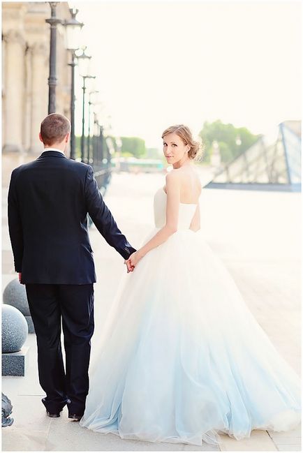 Trend gradiens esküvői ruha, amely biztosítja, hogy a legjobb nap az életedben még színesebbé,