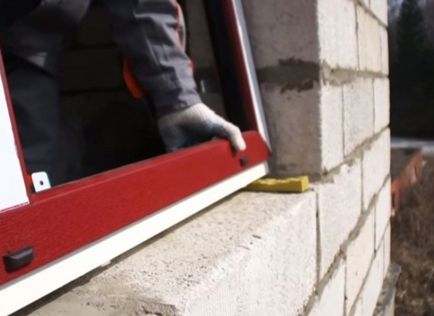 Instalarea de ferestre în casa de beton sau blocuri de spumă, construcții și reparații