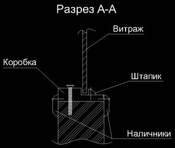 Установка вітража в нішу на стіні - my life