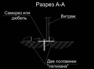 Установка вітража в нішу на стіні - my life