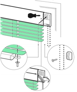 Установка жалюзі ізолайт своїми руками