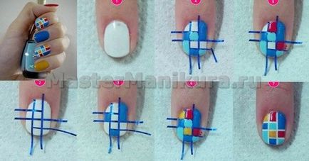 La domiciliu, faceți un desen pe unghii - desenele simple de manichiură pe unghiile din casă