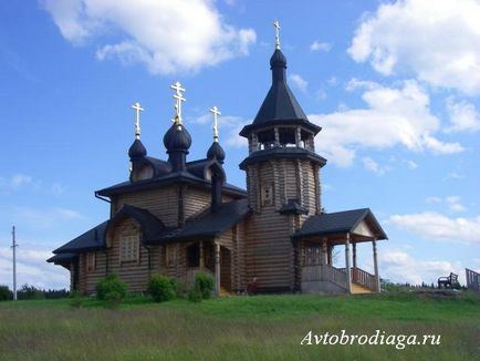 Verkhoturye - merkushino, temple ale Uralilor, autobahs