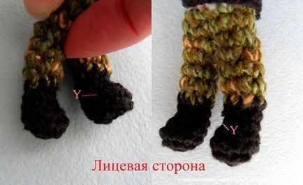 Jucărie tricotată cadou pentru bărbat (pantaloni gyuss fără cap) Jucărie tricotată cadou pentru om