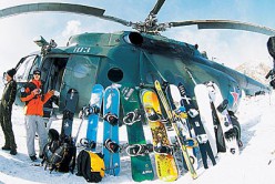 Heliskiing és sí extrém xelibording-