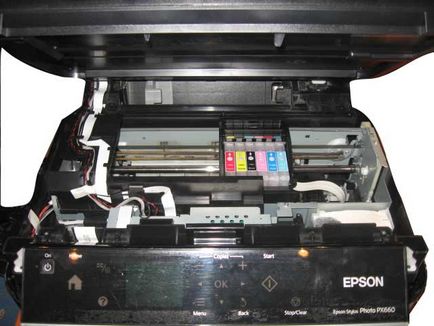 Înlocuirea scutecului epson pixel px660 (tampoane absorbante)