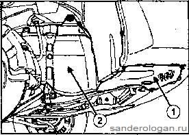 Csere motor öv (K4M) Renault Logan Sandero (Renault Sandero Logan)