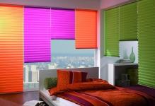 Blind-uri în dormitor fotografie de ferestre din plastic, perdele frumoase și moderne 2017, verticale și