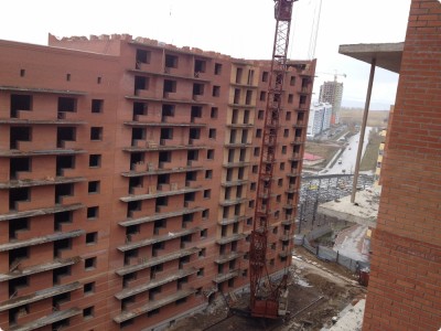 Construcția de locuințe într-o zonă rezidențială 