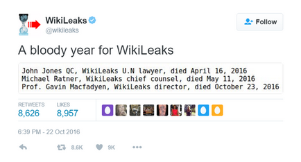 Чи живий засновник wikileaks основні відомості