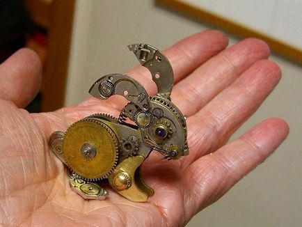 15 uimitoare sculpturi Steampunk din mecanismele ceasului vechi