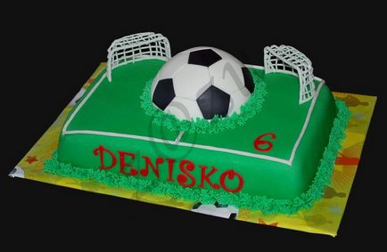 Torturi 3D - un cadou pentru un jucător de fotbal