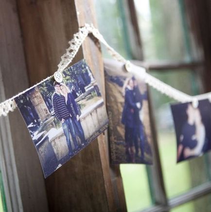 5 Варіантів використання фотографій у весільному декорі!