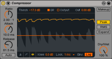 Ableton live compressor