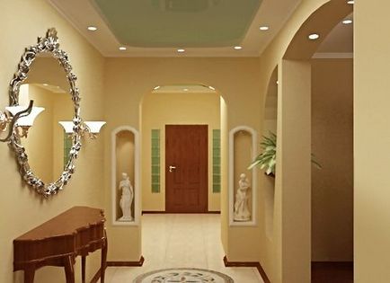 Арка в коридорі фото варіантів дизайну - як створити арку з гіпсокартону своїми руками