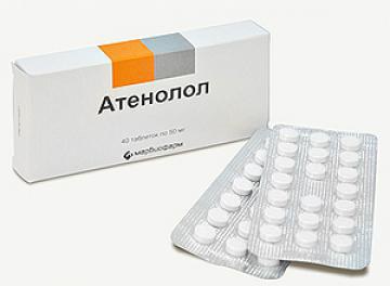 Atenolol - ratiopharm (atenolol - ratiopharm) descriere, prescripție, instrucțiuni, cartea de referință a medicamentelor