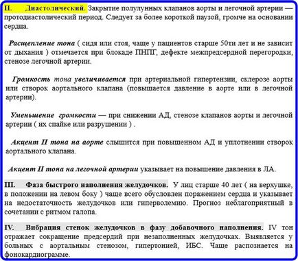 Аускультація серця - шпаргалки для швидкої допомоги