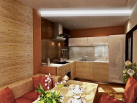 Bamboo fotografie de fundal, recenzii și interioare frumoase ale holului, dormitor și bucătărie; cum să lipici imagini de fundal de la